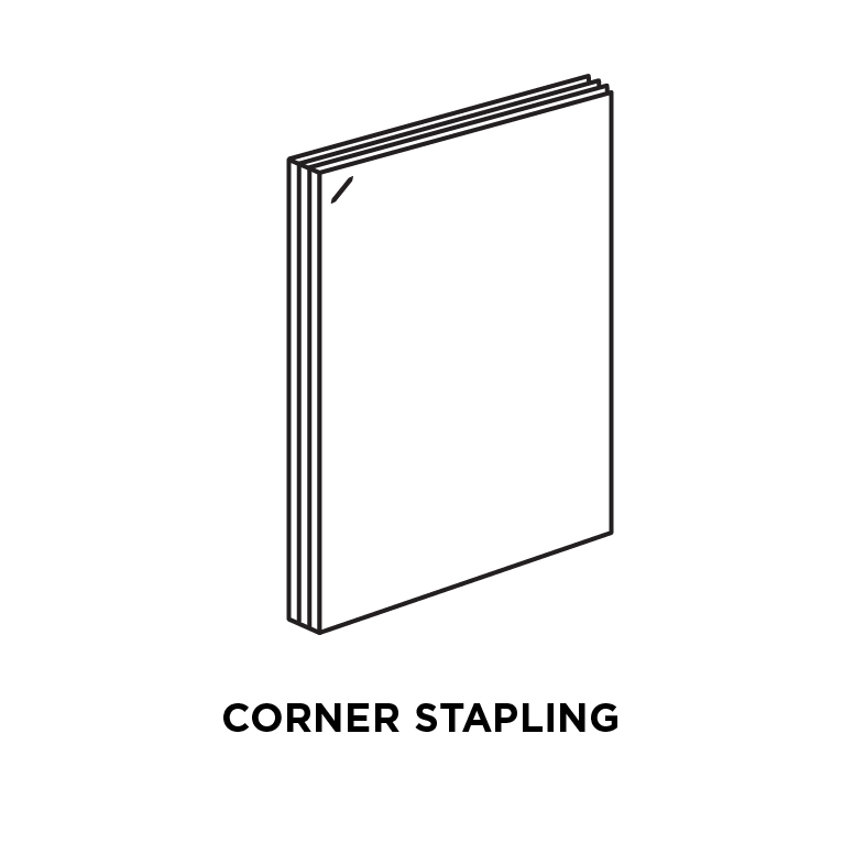 Corner stapling